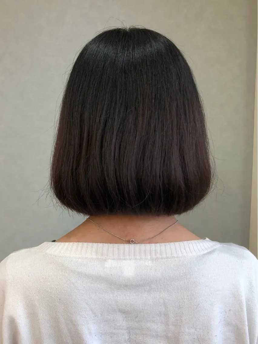ショート パーマ 縮毛矯正 大野 まゆのヘアスタイル