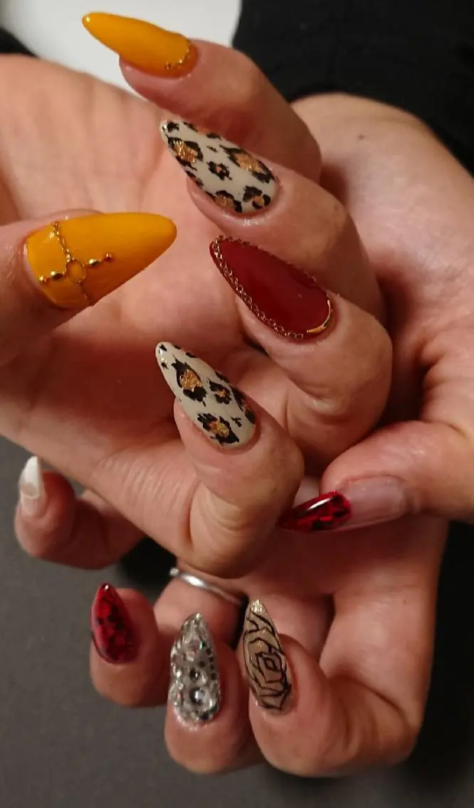 ネイル 成人式 スカルプネイル Lilith Nailのネイルデザイン