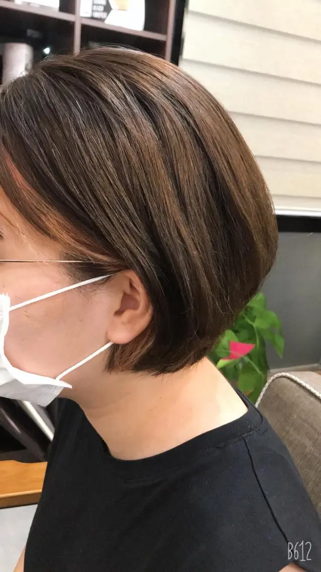 ショート ショートヘア ヘアカラー hair works raptureのヘアスタイル