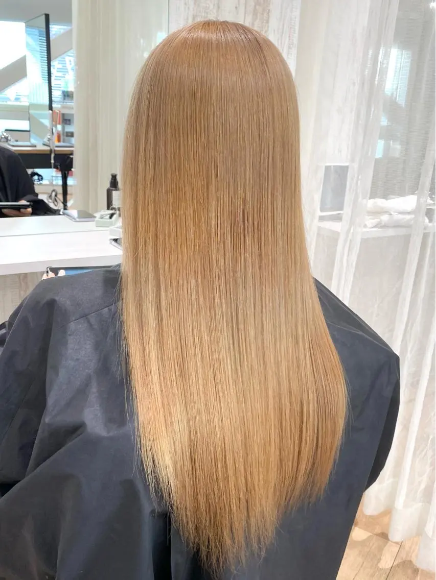 ロング カラー 🌙HIZUKI🌙 ハイトーン 艶髪のヘアスタイル