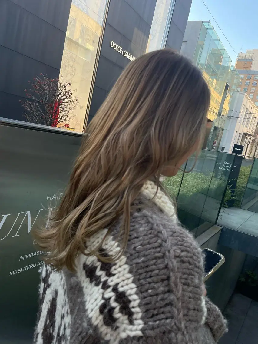 ロング カラー 表参道美容師 ぶんじのヘアスタイル