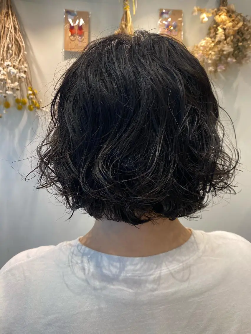 ショート パーマ ボブ non .のヘアスタイル