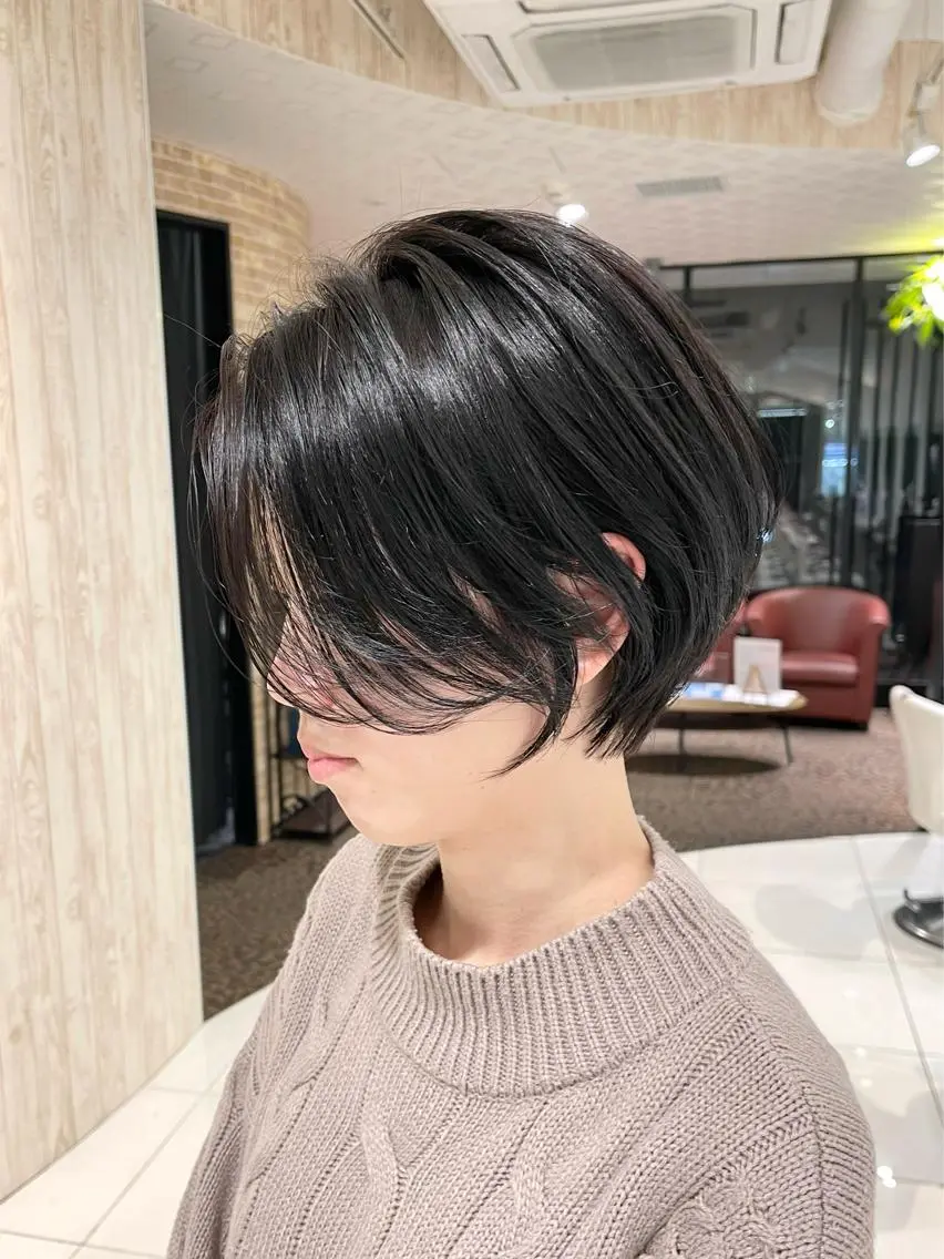 ショート ショートボブ ハンサムショート 丸みショート ボブ ショートヘア 荻窪/ショートヘア✨ ショートボブ長松大哉のヘアスタイル