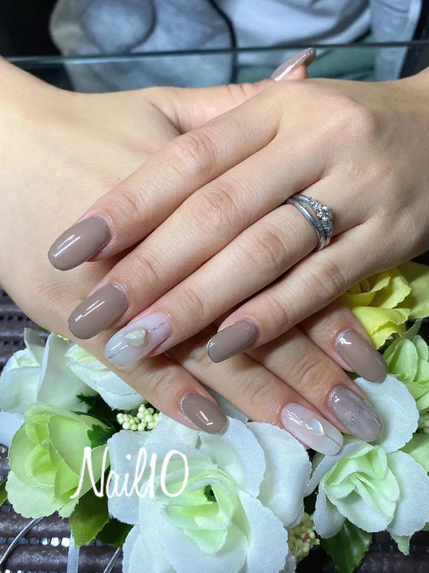 ネイル シンプルネイル ハンドネイル Nail10 Kakoのネイルデザイン