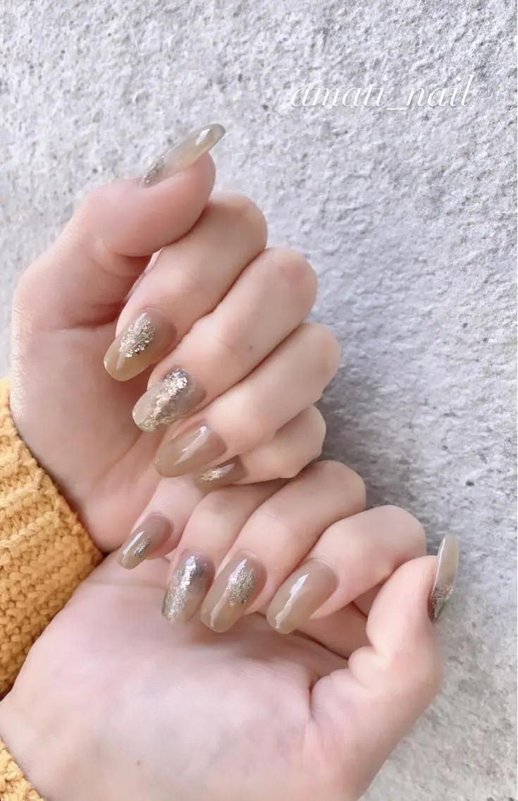 ネイル フットネイル ジェルネイル グラデーション マグネットネイル ミラーネイル ハンドネイル amati_nail TAKAKOのネイルデザイン