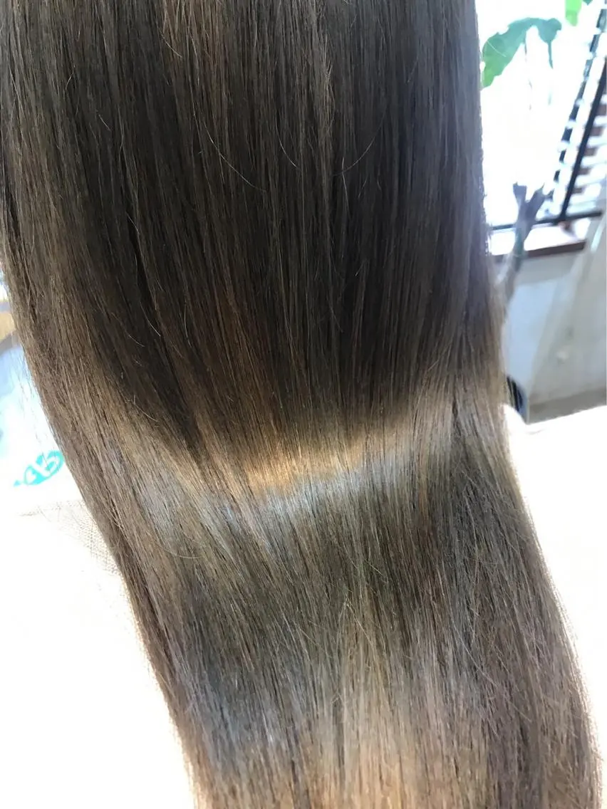 ロング カラー ニュアンスパーマ/ レイヤー/茶屋町のヘアスタイル