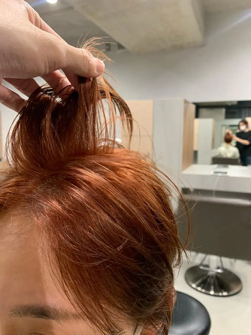 ショート カラー ボブパーマコテ巻き風 パーマNo1深江秀平のヘアスタイル