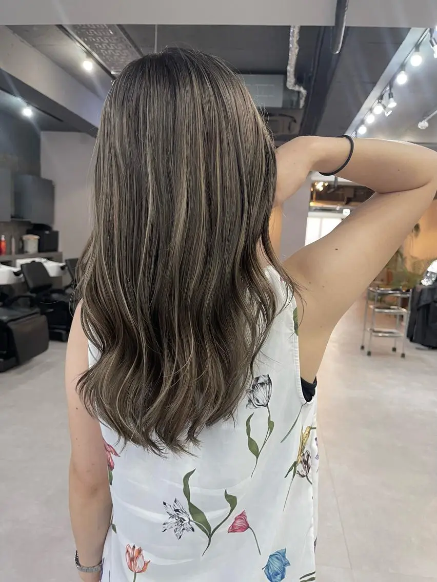 セミロング カラー カット ヘアカラー トリートメント Reb_keiji 👑小倉圭司のヘアスタイル