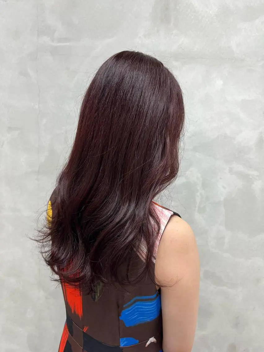 セミロング 村山 豪歩のヘアスタイル