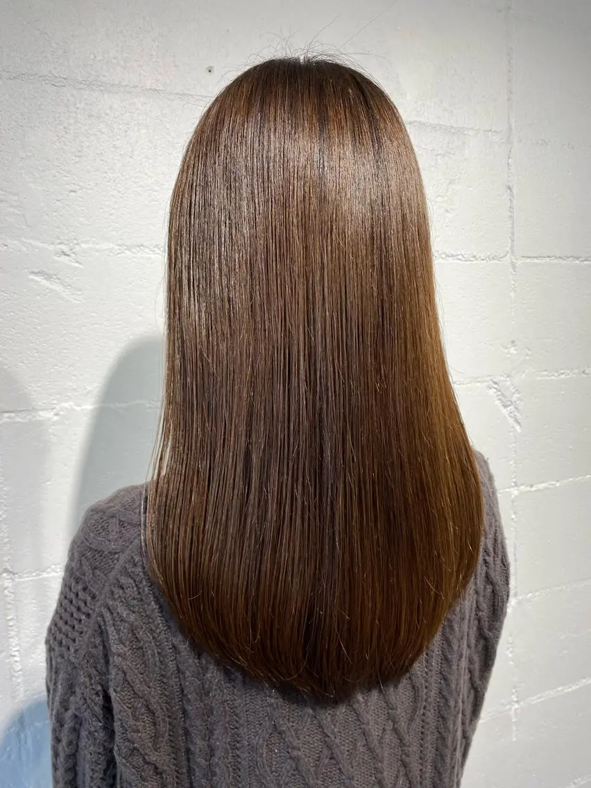 ロング カラー 髪質改善 トリートメント ショート・ウルフ✂︎ 安住有咲子のヘアスタイル