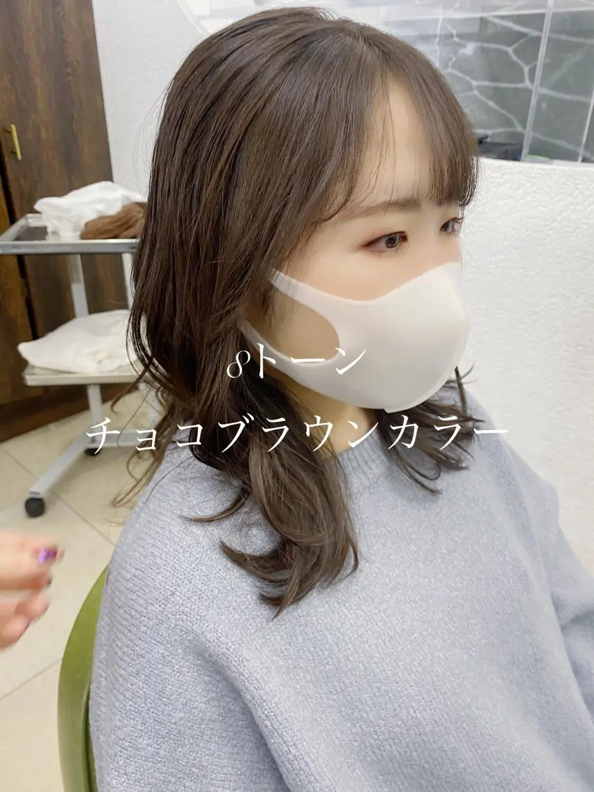 ミディアム 岩崎 仁美のヘアスタイル