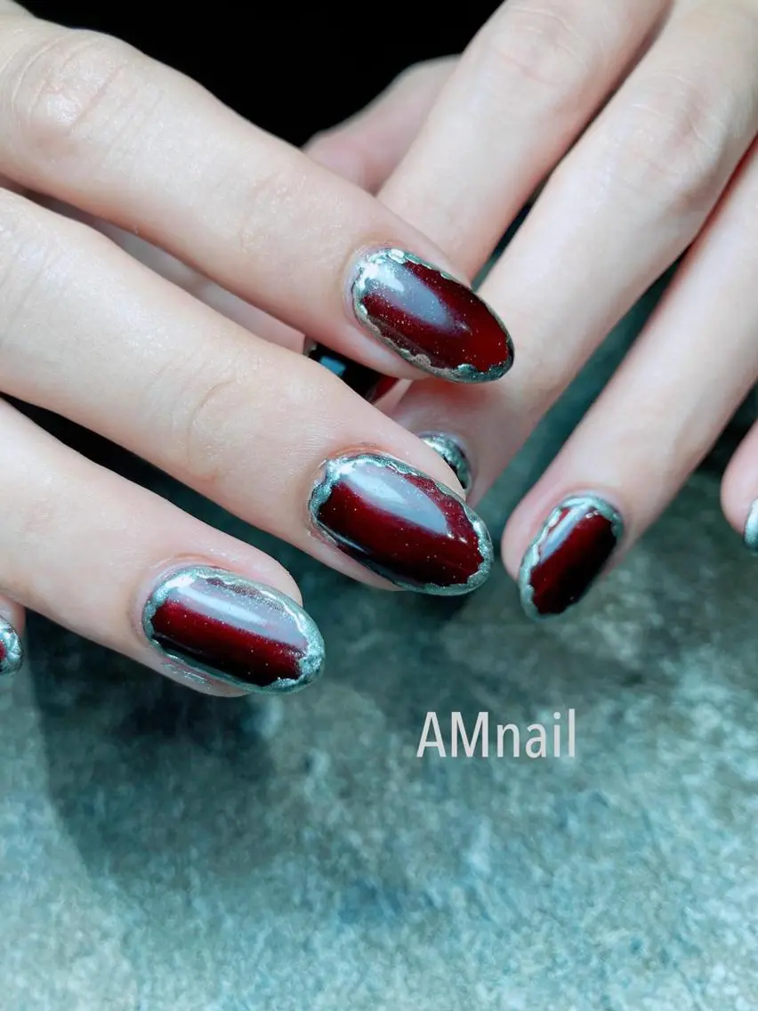 ネイル アートネイル 持ち込み ハンドネイル Am:nail 柏 SUE（スゥ）のネイルデザイン