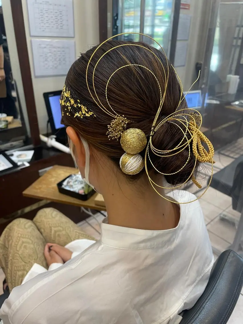 ヘアアレンジ ヘアセット FRAME ASUKAのヘアスタイル