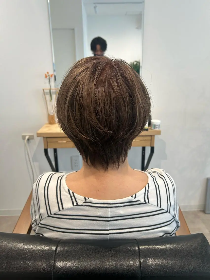ショート ショートヘア リベイルけんた モデル募集のヘアスタイル