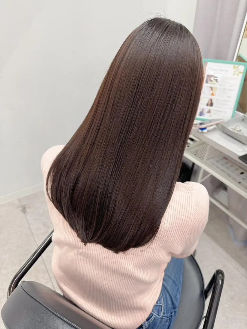 ロング カラー number eluneのヘアスタイル