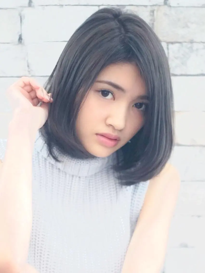 ミディアム カラー 似合うが分かる💕 骨格診断/宮澤瑞穂のヘアスタイル