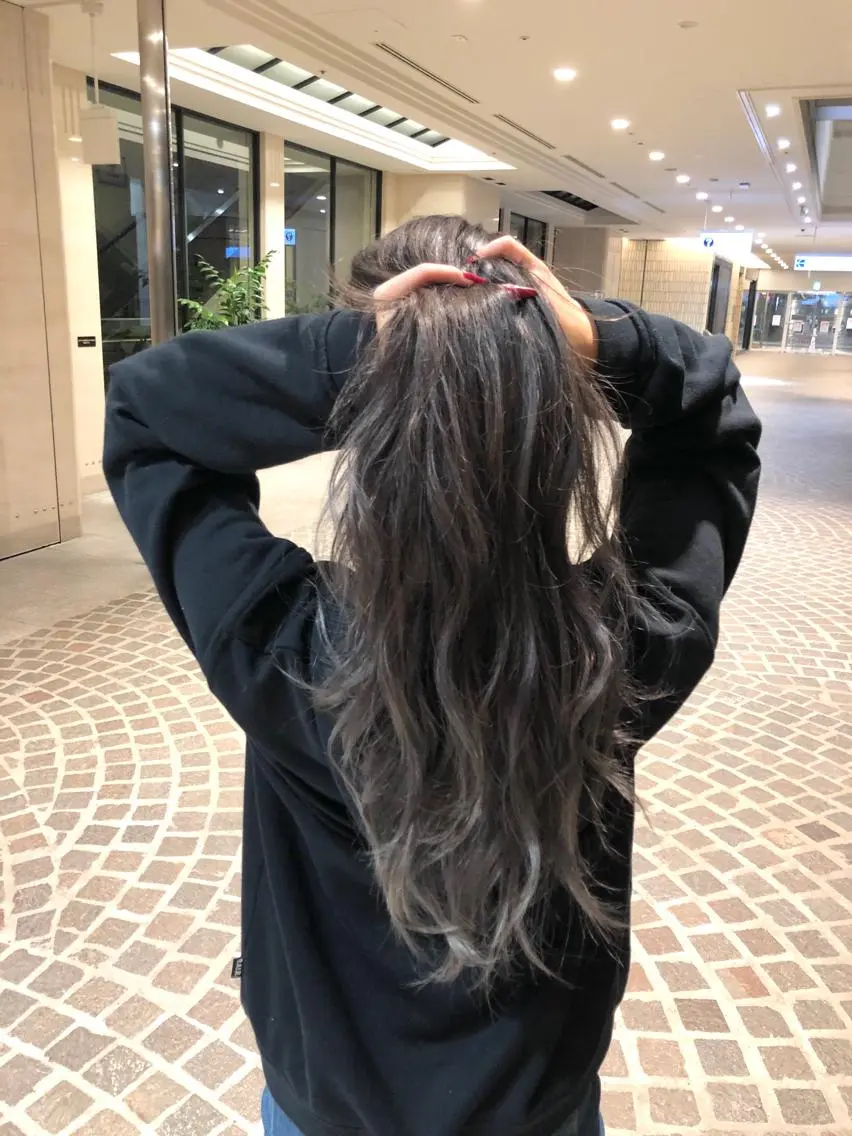 ロング ハイライト 美髪形成💎縮毛矯正 顔レイヤー松尾　幸樹のヘアスタイル