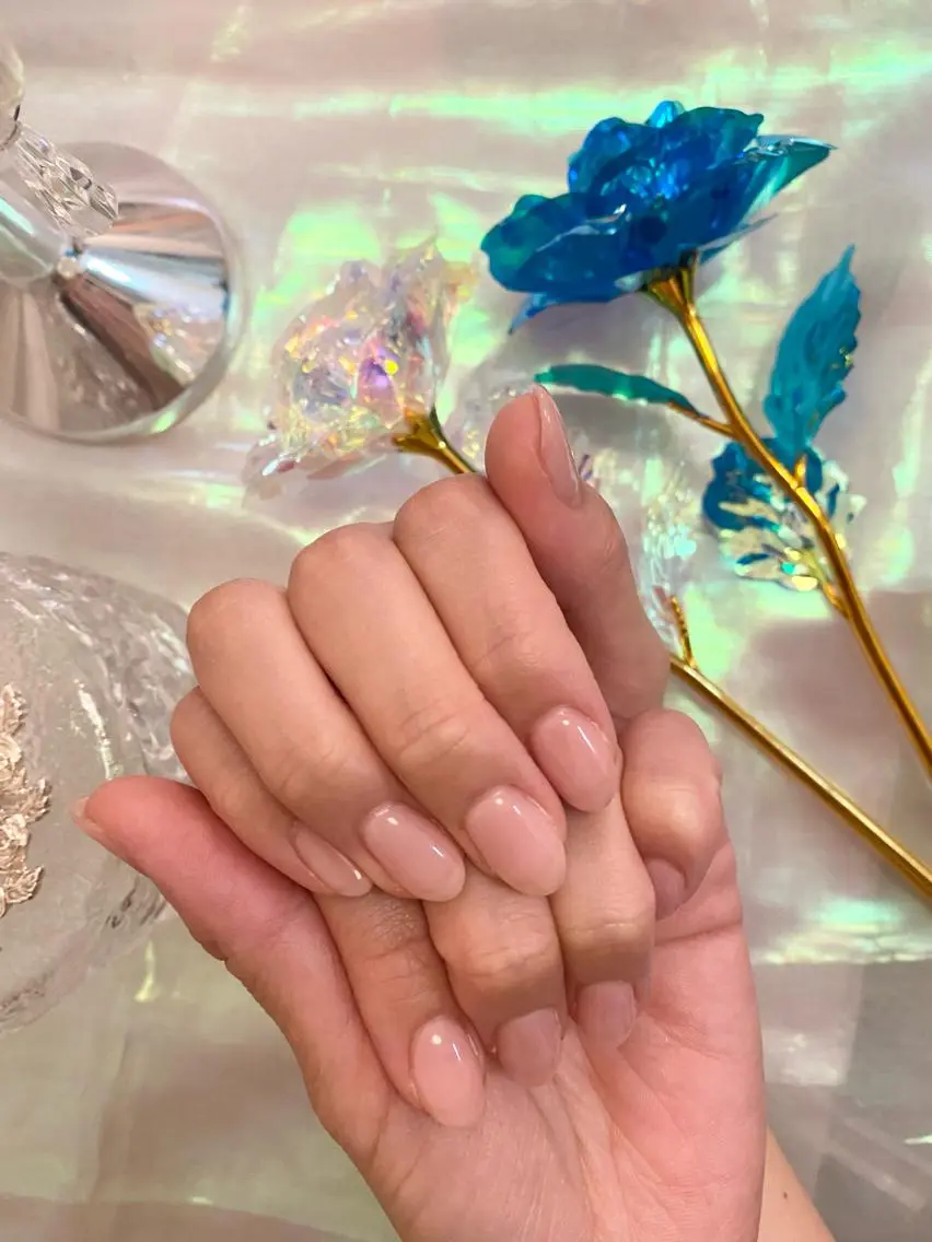 ネイル シンプルネイル CREVIO小美玉店 店長RIRIのネイルデザイン