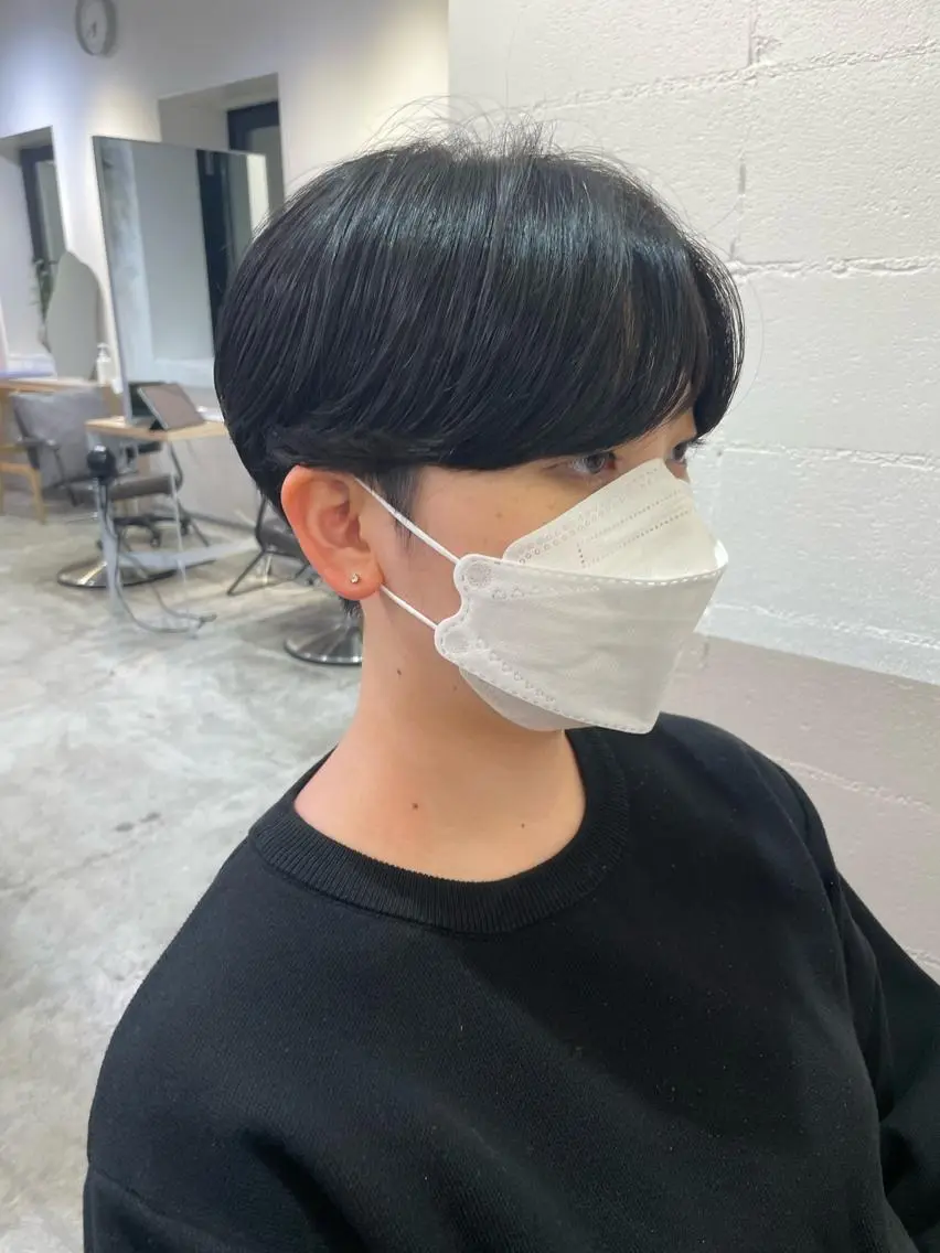 ショート ハンサムショート ショートヘア 斉藤 瑞恵のヘアスタイル