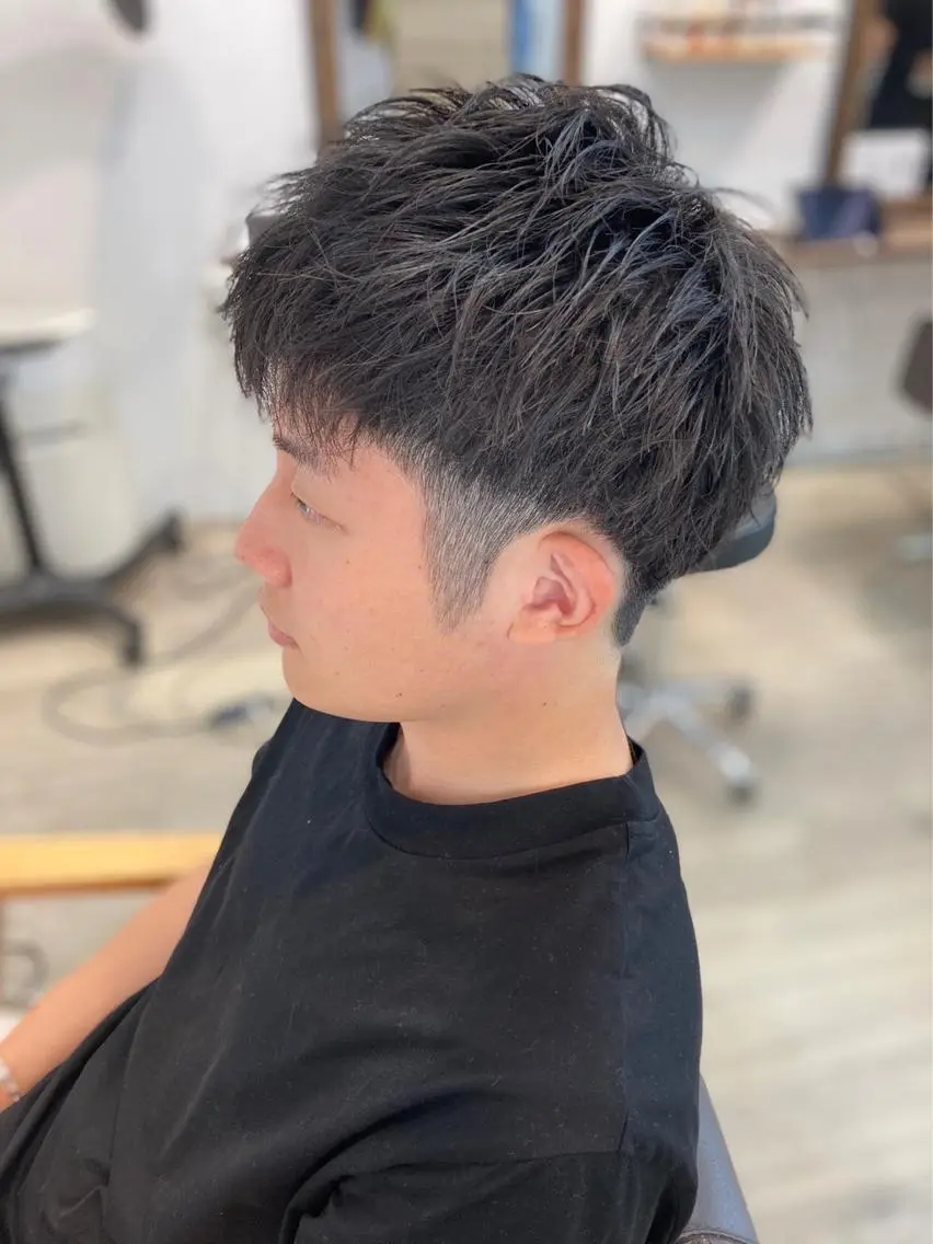 ショート パーマ メンズ Lowha_ageo 💐Fuzukiのヘアスタイル