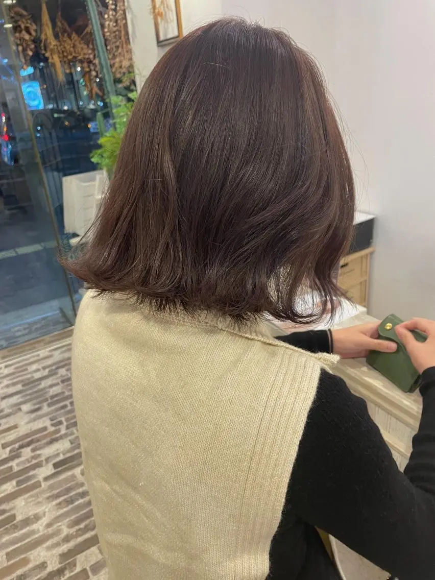 ミディアム カラー ベージュカラー ラベンダーカラー ラベンダーベージュ ヘアカラー m ā l o.🌷 サカモトマイコのヘアスタイル