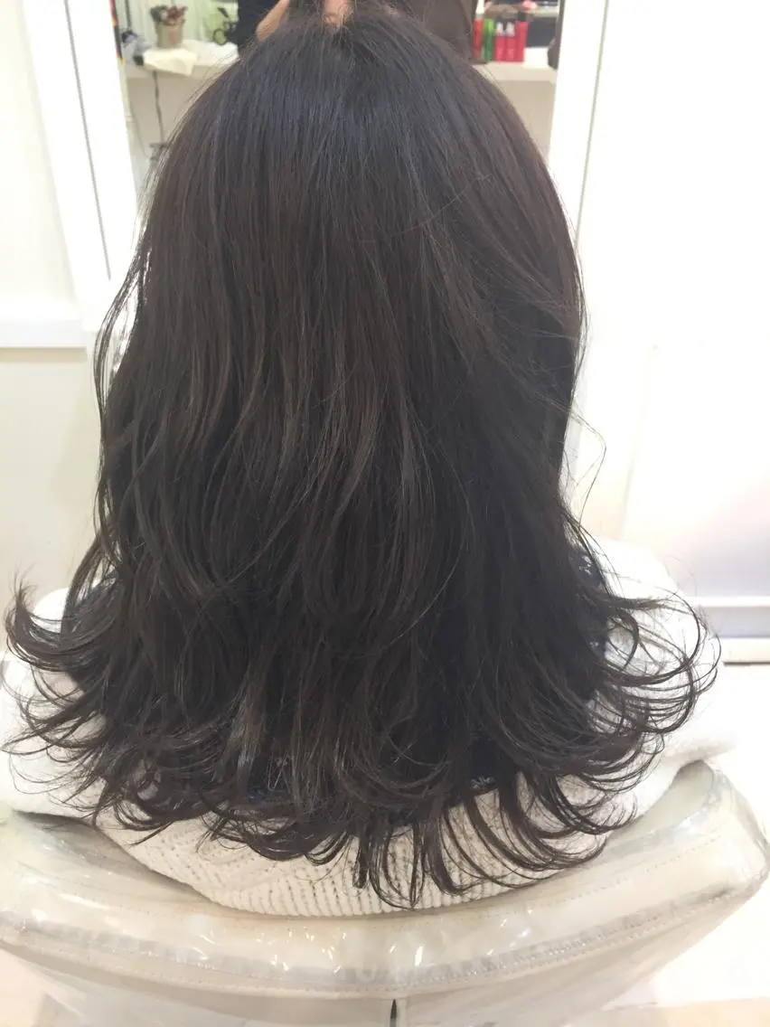 ロング カラー ヘアアレンジ アッシュ メンズパーマ特化/ メッシュ/薫/店長のヘアスタイル