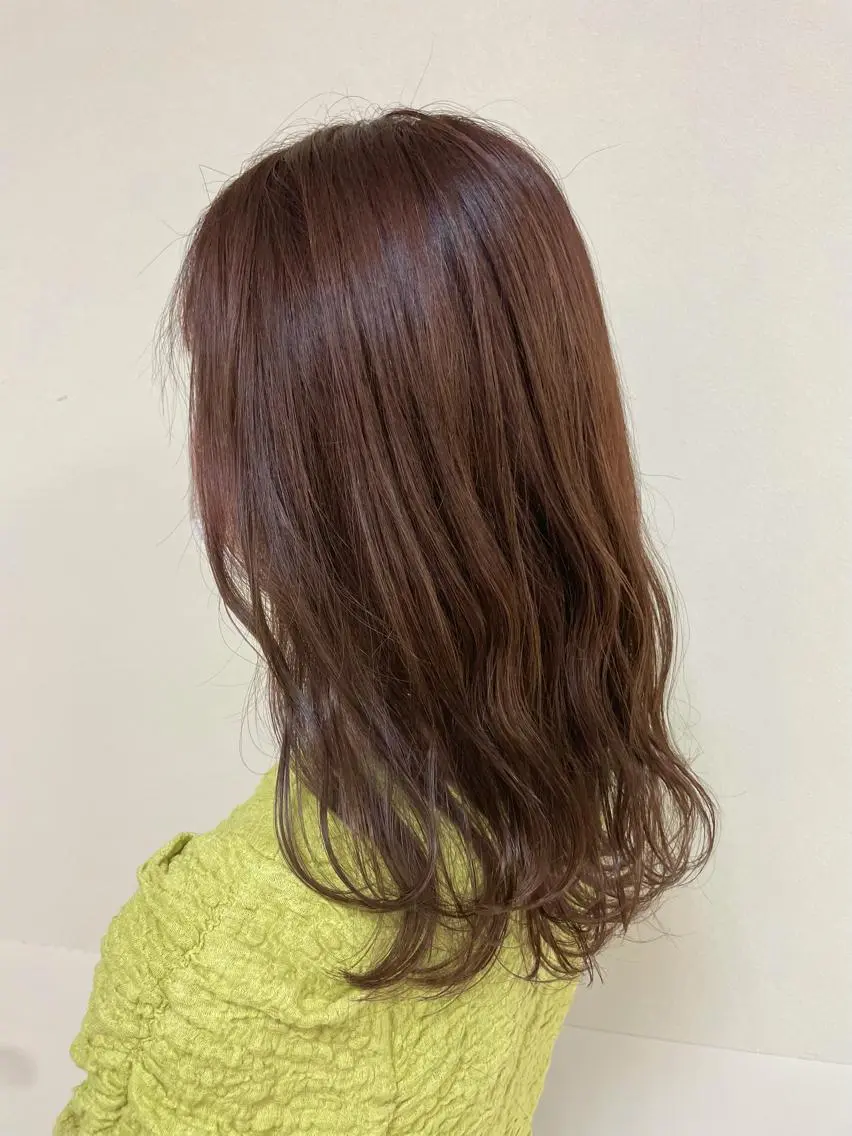 セミロング カラー ヘアアレンジ カット ヘアカラー トリートメント 【Sweep】おじま のぞみのヘアスタイル