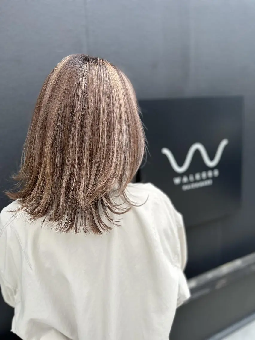 ミディアム 似合わせ透明感カラー 宇治　ヤマノのヘアスタイル