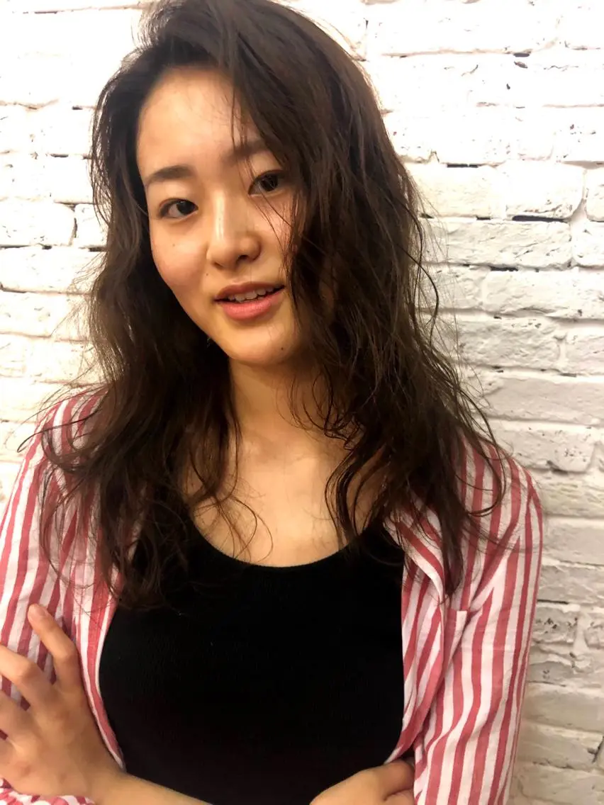 セミロング パーマ eri kinjoのヘアスタイル