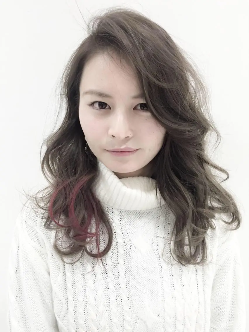 ロング カラー 山本 章人のヘアスタイル