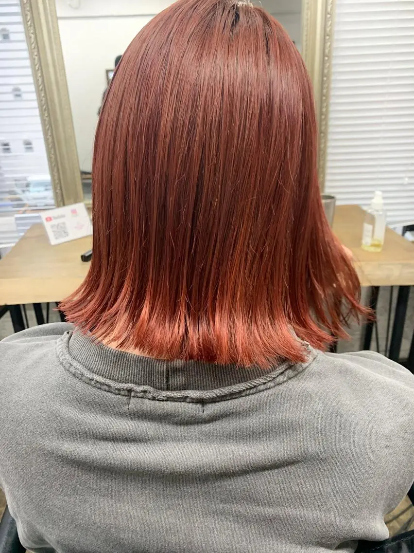 ミディアム カット トリートメント ヘッドスパ 初めてでも失敗しない 透明感カラー Miiのヘアスタイル