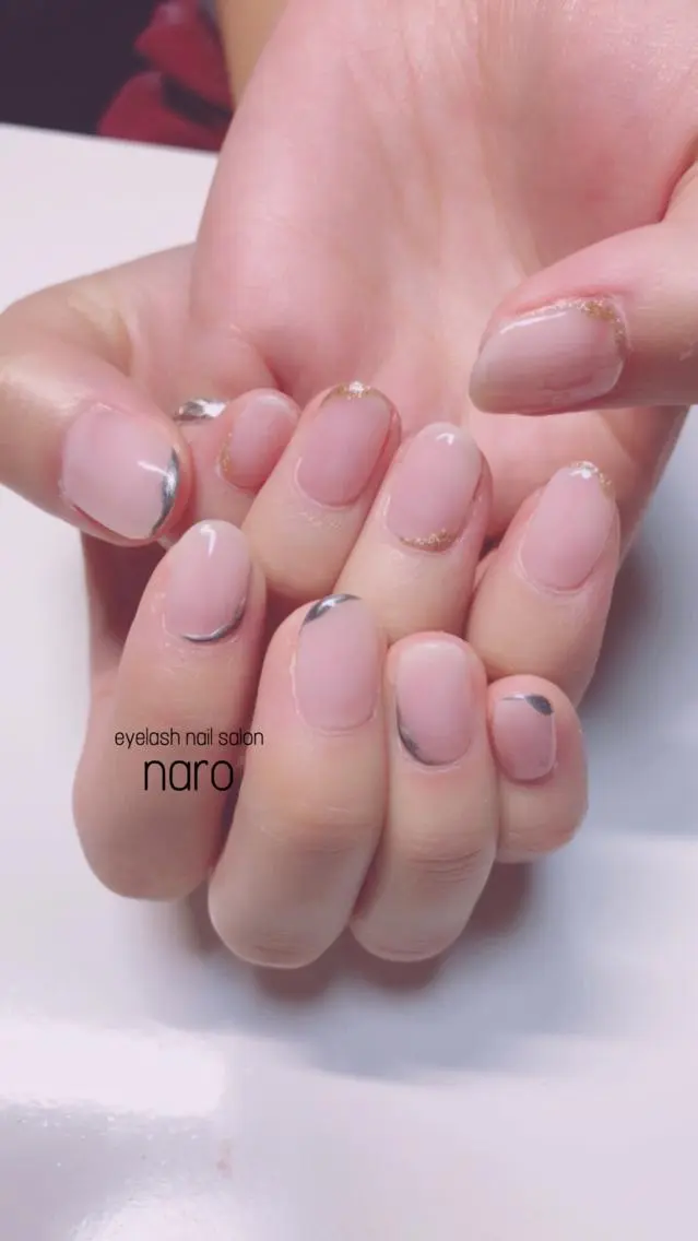 ネイル シンプルネイル salon naroのマツエク・マツパデザイン