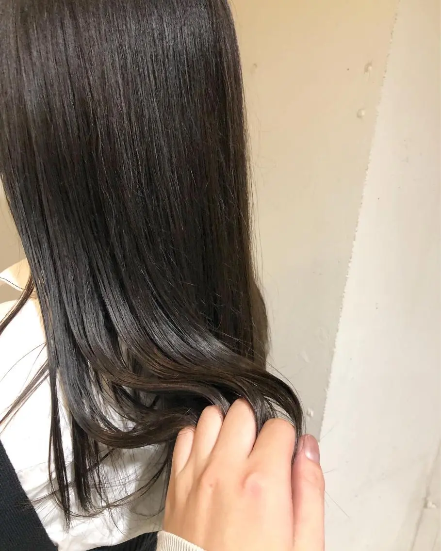 セミロング カラー ヘアアレンジ アッシュ アッシュブラウン ブラウンカラー ヘアカラー トリートメント メンズ特化✂️栗原 侑也のヘアスタイル