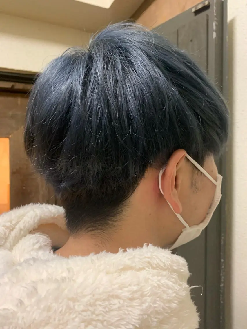 カラー メンズ repose日本橋 室町のヘアスタイル
