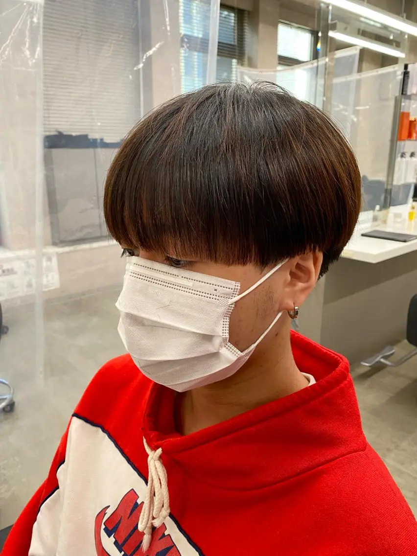 ミディアム ヘアアレンジ メンズ メンズ特化 水口湧太のヘアスタイル