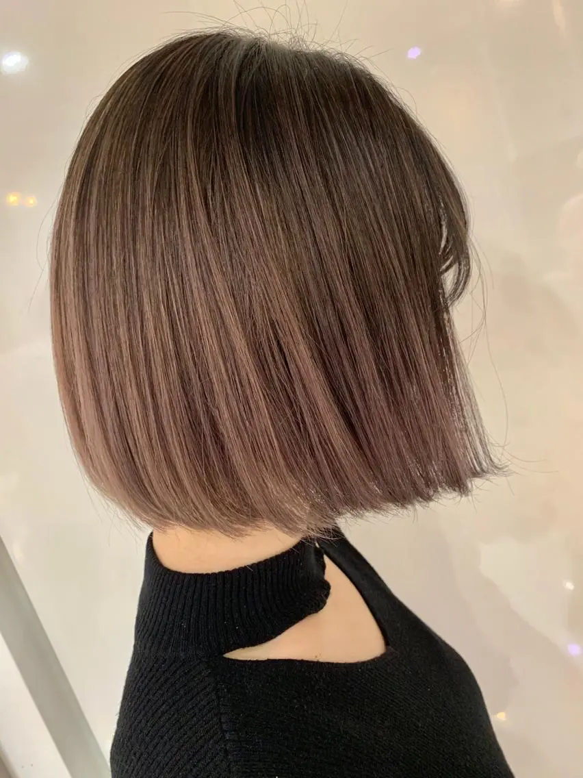 ショート カラー グラデーションカラー 無料カットモデル募集 スタイリスト石井大夢のヘアスタイル