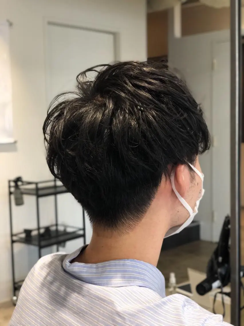 パーマ メンズ カット パーマ MEN'S特化🌈 KATOのヘアスタイル