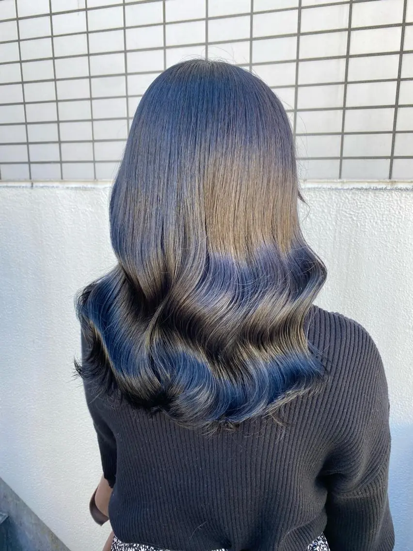セミロング カラー ヘアカラー トリートメント ヘッドスパ ヘアセット エフェクトブリーチ 🌟前澤啓太朗のヘアスタイル
