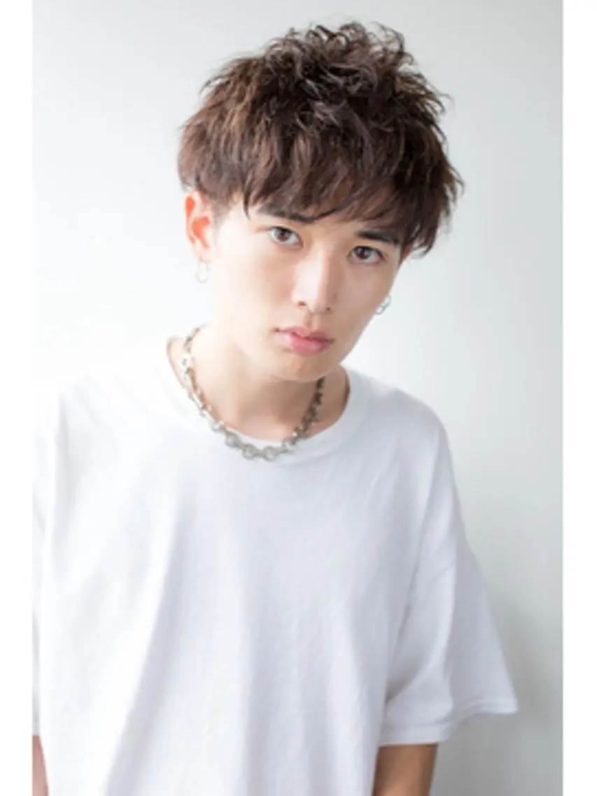 ショート カラー パーマ メンズ カット ヘッドスパ 《大人気髪質改善》 プログレス国分寺店のヘアスタイル