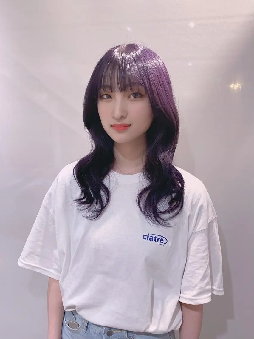 ミディアム カラー ヘアアレンジ 柔らか垢抜けｶﾗｰと ｶｯﾄ🫧ASUKAのヘアスタイル