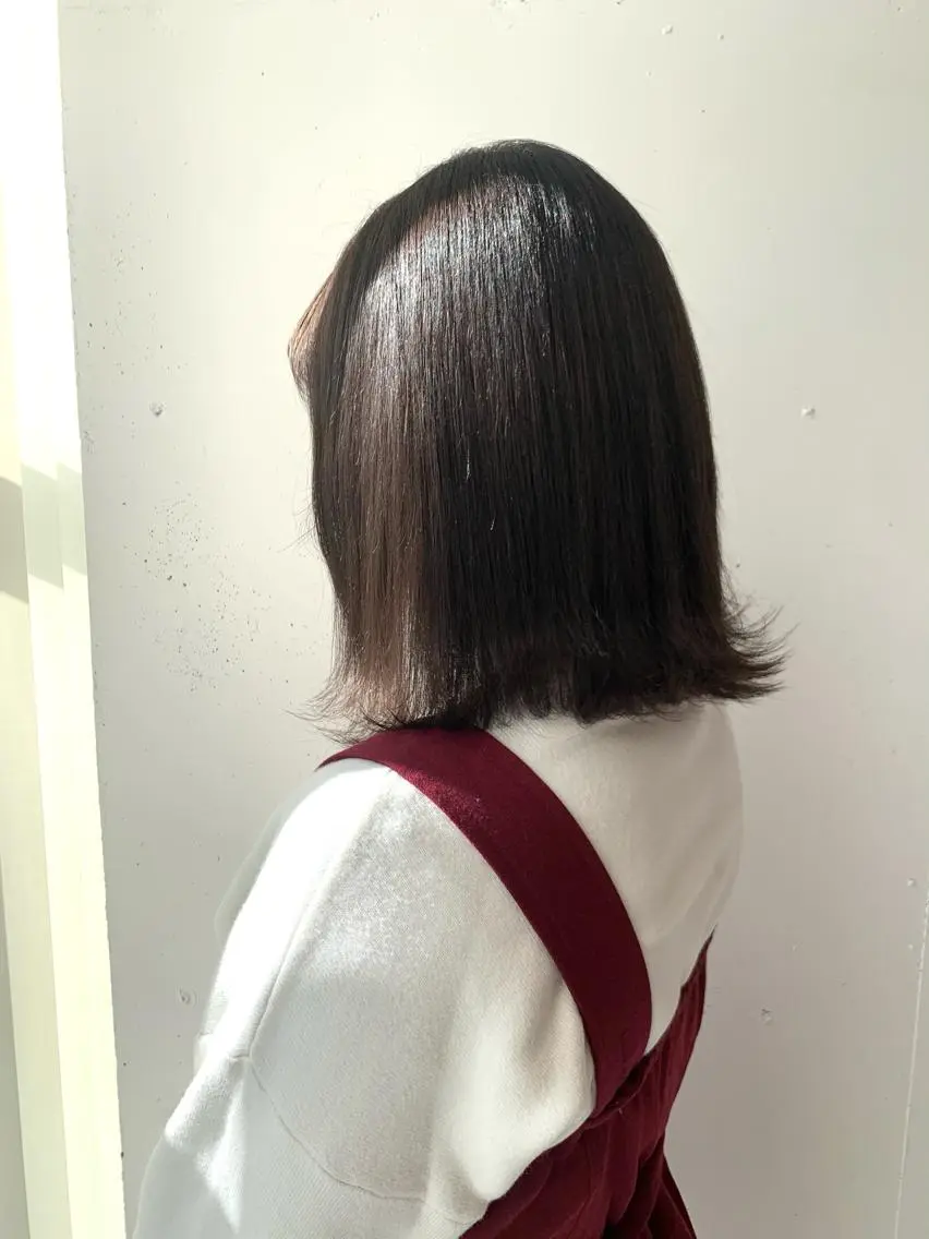 ミディアム カラー ヘアアレンジ 透明感カラー グレージュ マツオカ マコのヘアスタイル