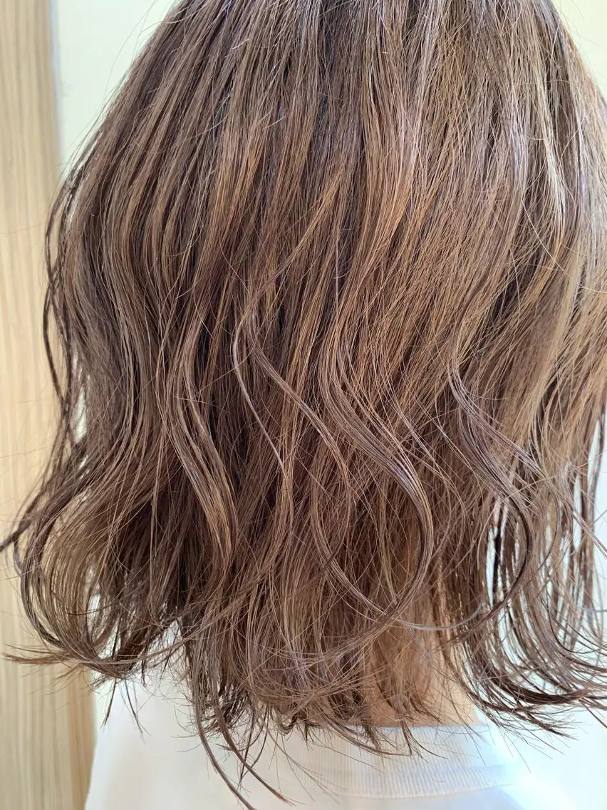 ミディアム カラー ヘアカラー トリートメント ヘアセット 🌸スタイリスト 山浦美恵のヘアスタイル