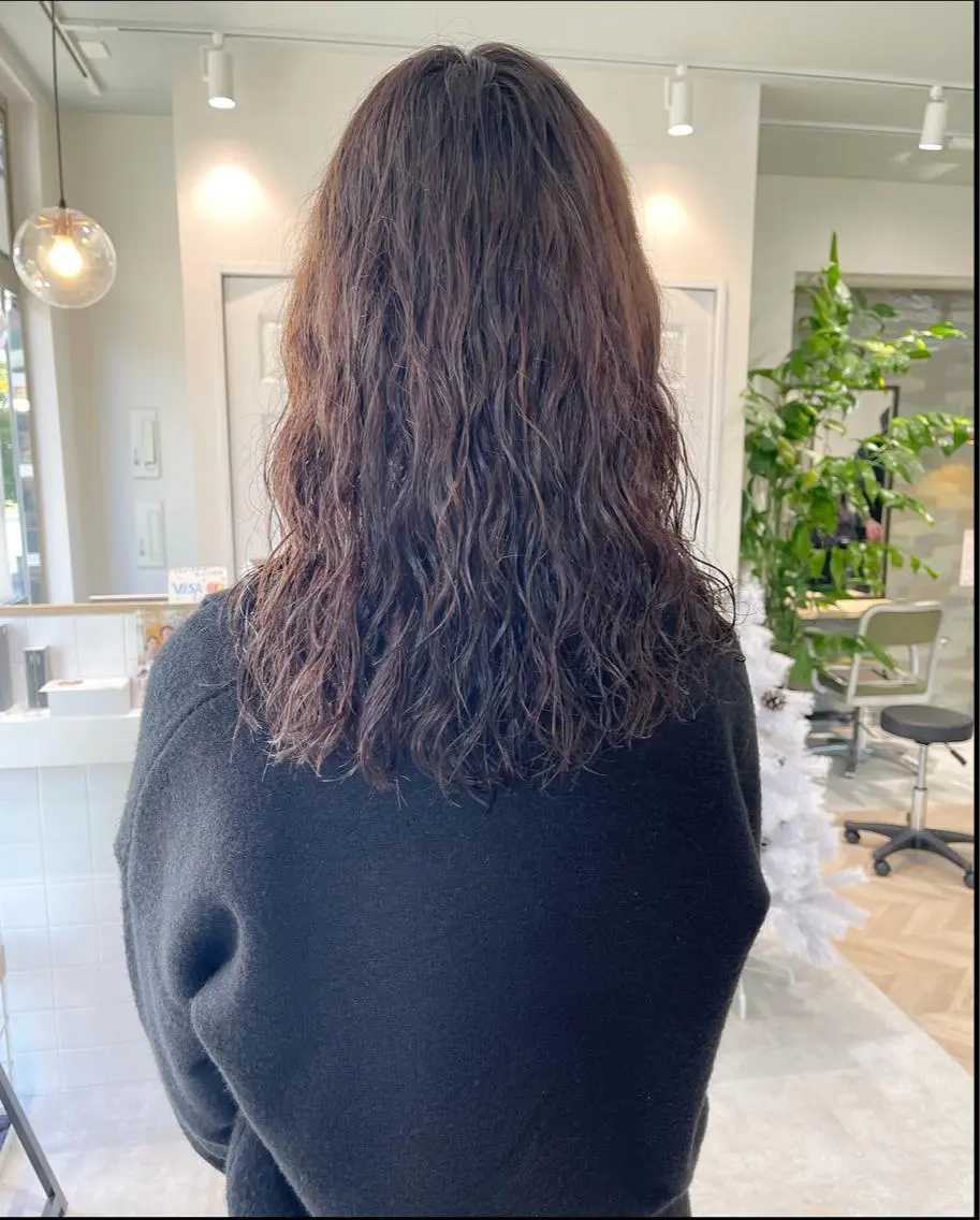 ロング パーマ * 透明感カラー c h i h o *のヘアスタイル