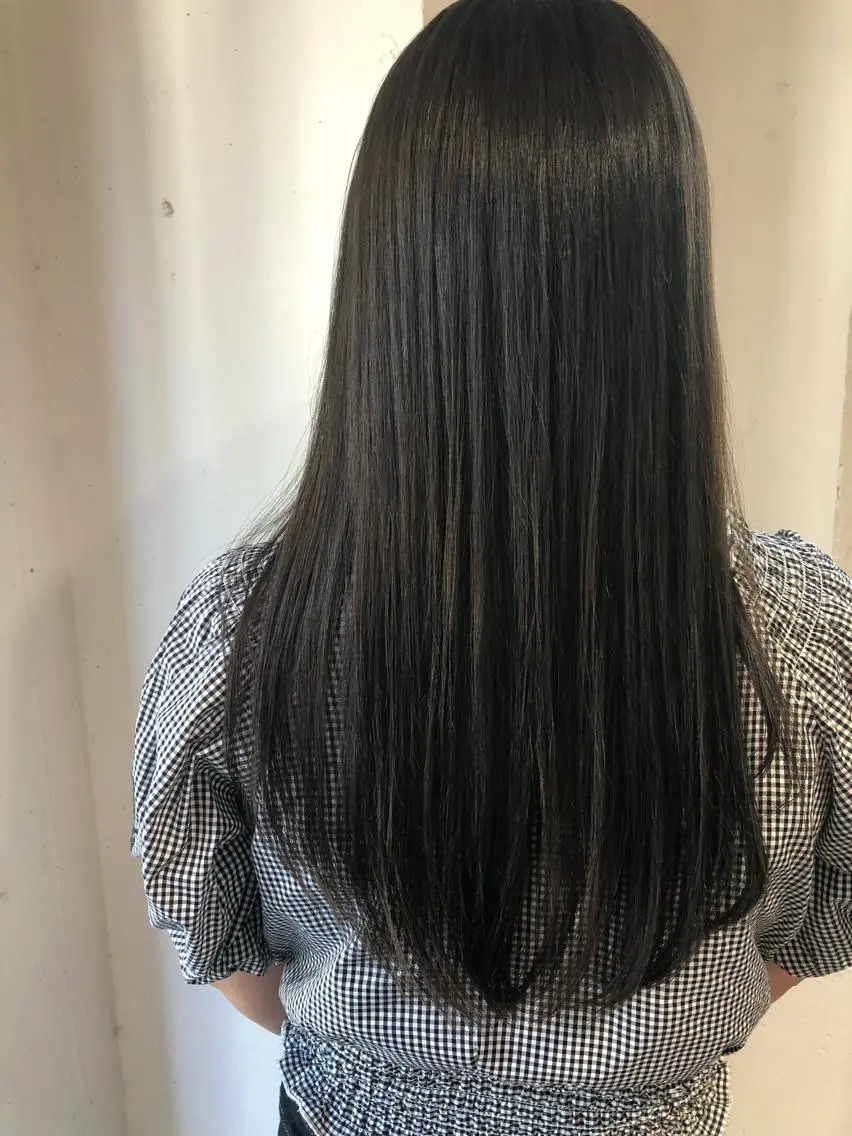 ロング カラー ヘアアレンジ メンズ キッズ ネイル マツエク・マツパ 透明感カラー🤎 ゆりのヘアスタイル