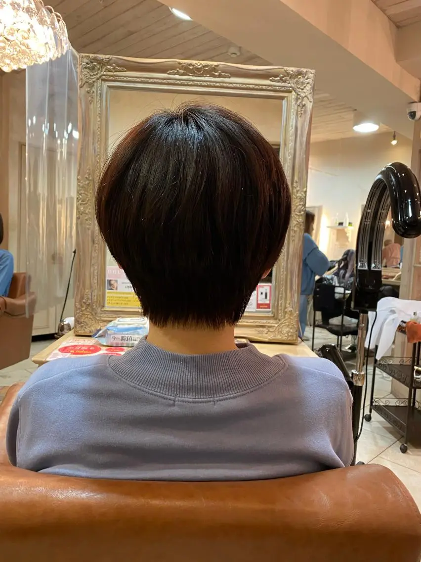 ショート ショートヘア 井上 日菜乃のヘアスタイル