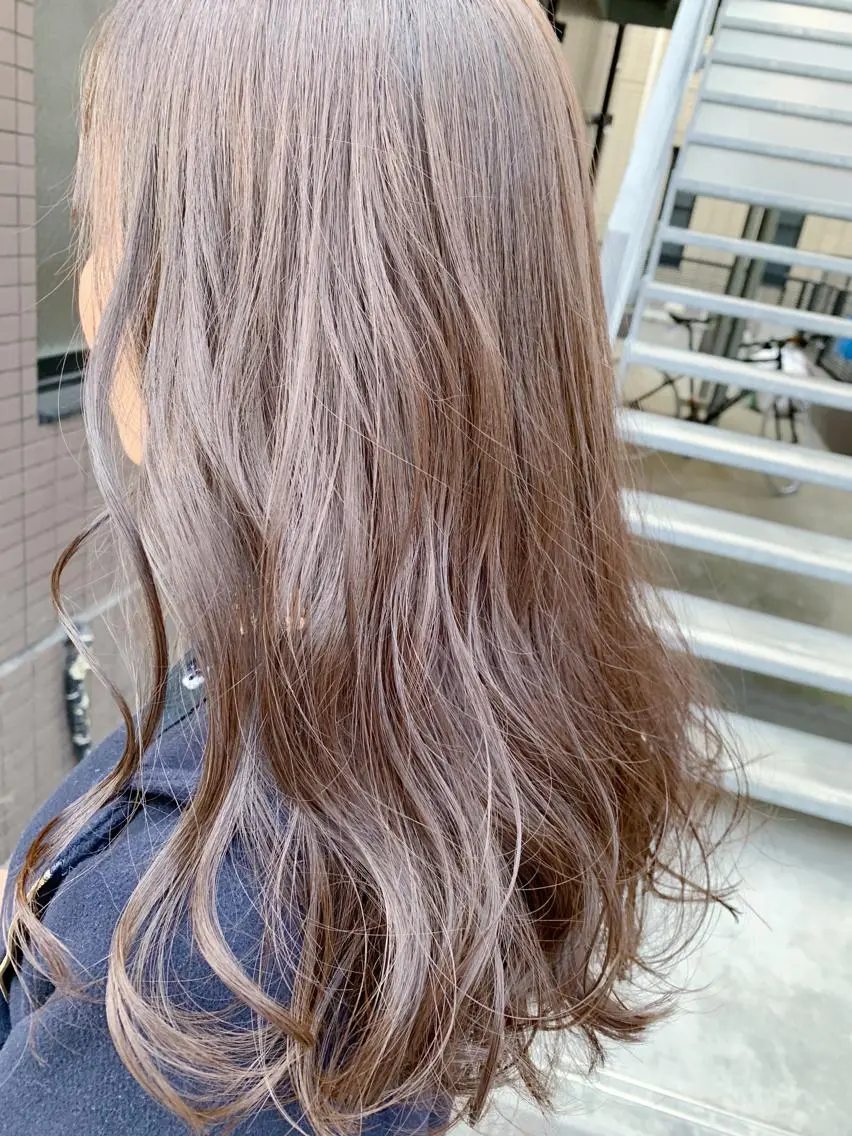 ロング カラー アッシュ アッシュブラウン ブラウンカラー 【完全マンツー 恵比寿】佐藤 翔のヘアスタイル