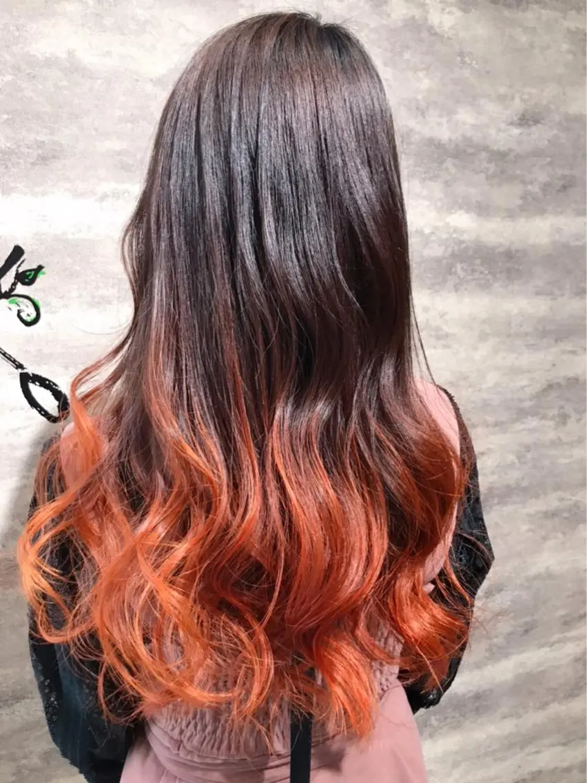 ロング カラー グラデーションカラー 🫟Blanco🫟 Color&Careのヘアスタイル