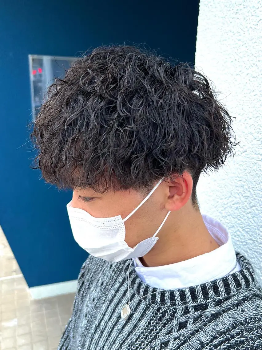 ショート パーマ メンズ メンズパーマ職人 加藤 弘貴のヘアスタイル