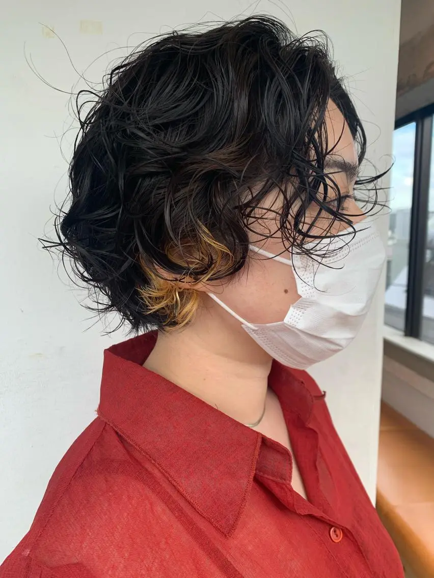 ショート ショートヘア 🌈パーマスタイル 🌈NARUMIのヘアスタイル