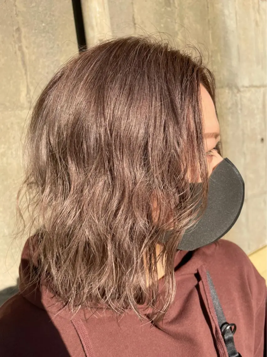 ミディアム カラー カット トリートメント ヘッドスパ 【enil代表】 杉林和哉のヘアスタイル